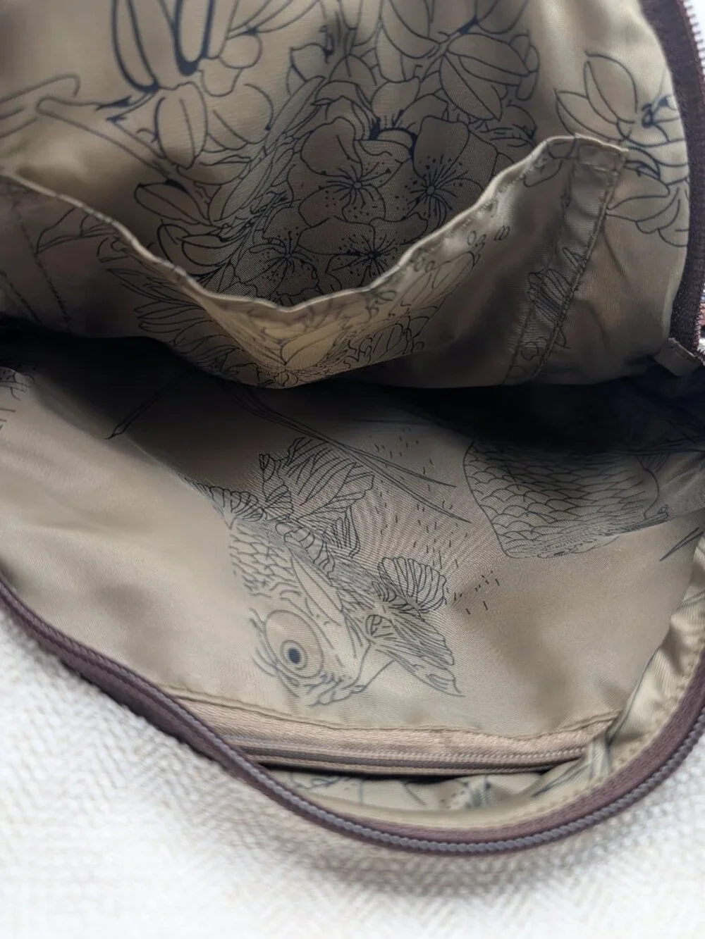 Bohemian Knit Backpack - Handcrafted